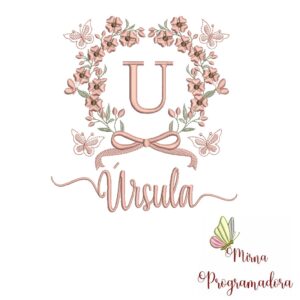 Matriz de Bordado Nome Úrsula
