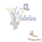 Matriz de Bordado - Nome Valentina