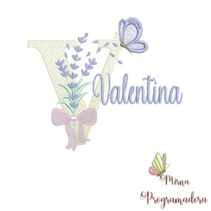 Matriz de Bordado - Nome Valentina