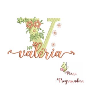 Matriz de Bordado - Nome Valéria