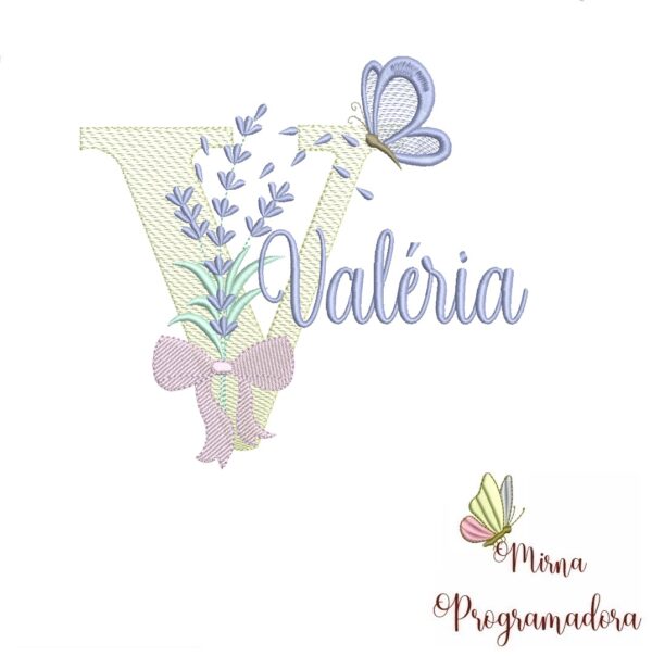 Matriz de Bordado - Nome Valéria