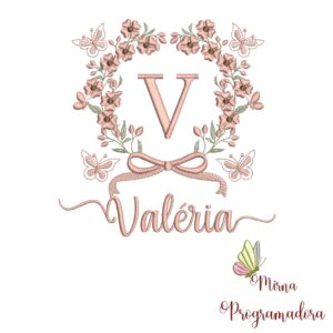 Matriz de Bordado Nome Valéria