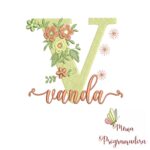 Matriz de Bordado - Nome Vanda
