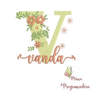 Matriz de Bordado - Nome Vanda