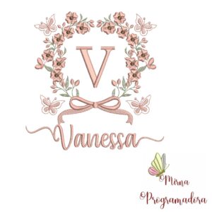 Matriz de Bordado Nome Vanessa