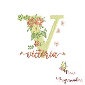 Matriz de Bordado - Nome Victória