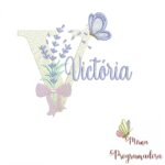 Matriz de Bordado - Nome Victória