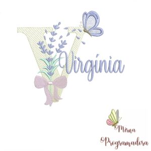 Matriz de Bordado - Nome Virgínia