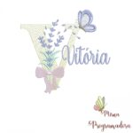Matriz de Bordado - Nome Vitória