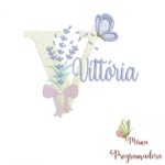 Matriz de Bordado - Nome Vittória