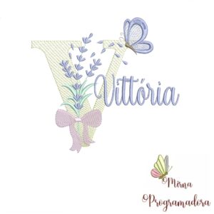 Matriz de Bordado - Nome Vittória