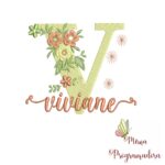 Matriz de Bordado - Nome Viviane