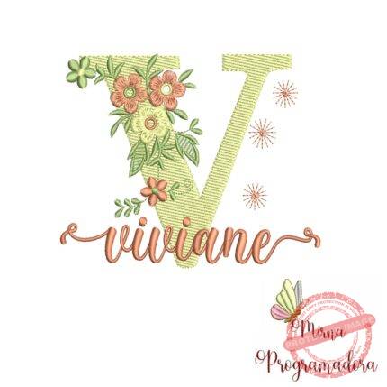 Matriz de Bordado - Nome Viviane