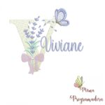 Matriz de Bordado - Nome Viviane