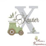 Matriz de Bordado Nome Xavier