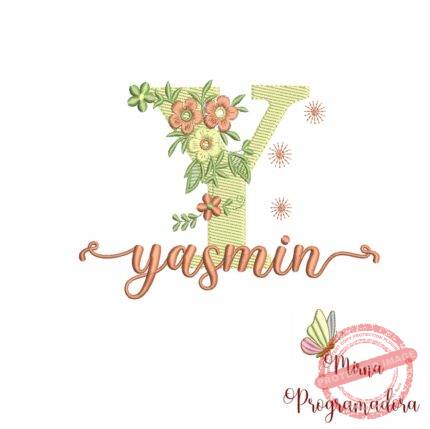 Matriz de Bordado - Nome Yasmin