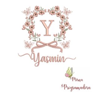 Matriz de Bordado Nome Yasmin