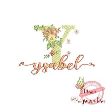 Matriz de Bordado - Nome Ysabel