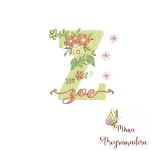 Matriz de Bordado - Nome Zoe
