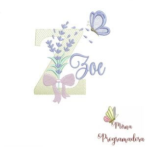 Matriz de Bordado - Nome Zoe