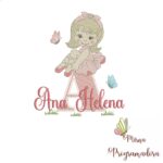 Matriz de Bordado Ana Helena bailarina