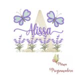 Matriz de Bordado Jardim Lavanda Alissa