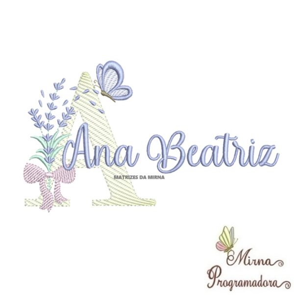 Matriz de Bordado - Nome Ana Beatriz