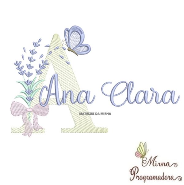 Matriz de Bordado - Nome Ana Clara