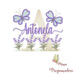 Matriz de Bordado Jardim Lavanda Antonela