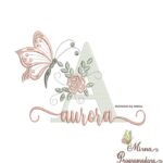 matriz-de-bordado-aurora-flores-borboletas