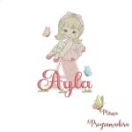 Matriz de Bordado Ayla bailarina