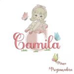 Matriz de Bordado Camila bailarina