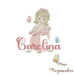 Matriz de Bordado Carolina bailarina