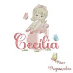 Matriz de Bordado Cecília bailarina