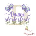 Matriz de Bordado Jardim Lavanda Daiane