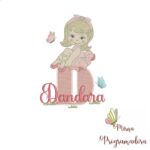 Matriz de Bordado Dandara bailarina