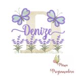 Matriz de Bordado Jardim Lavanda Denize