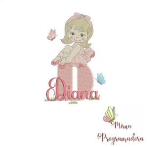 Matriz de Bordado Diana bailarina