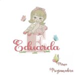 Matriz de Bordado Eduarda bailarina