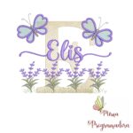 Matriz de Bordado Jardim Lavanda Elis