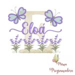 Matriz de Bordado Jardim Lavanda Eloá