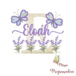 Matriz de Bordado Jardim Lavanda Eloáh
