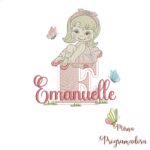 Matriz de Bordado Emanuelle bailarina