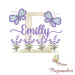 Matriz de Bordado Jardim Lavanda Emilly