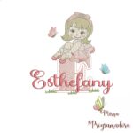 Matriz de Bordado Esthefany bailarina