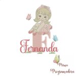 Matriz de Bordado Fernanda bailarina