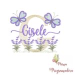 Matriz de Bordado Jardim Lavanda Gisele