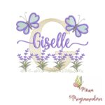 Matriz de Bordado Jardim Lavanda Giselle