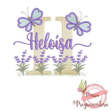 Matriz de Bordado Jardim Lavanda Heloísa