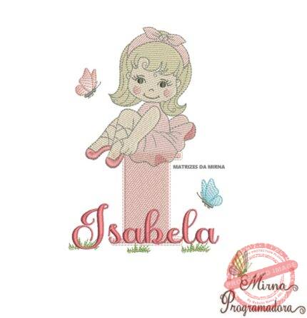 Matriz de Bordado Isabela bailarina